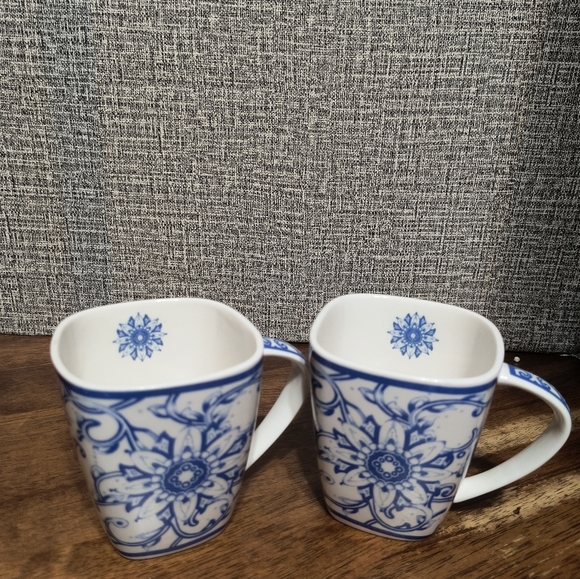 Oriental Blue Churchill Mug Set - Picture 2 of 4